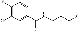 3-Chloro-N-(3-chloropropyl)-4-fluorobenzamide Structure