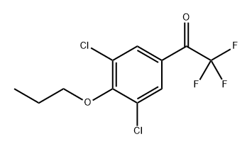 1-(3,5-Dichloro-4-propoxyphenyl)-2,2,2-trifluoroethanone Structure