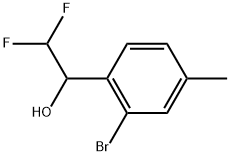 2-Bromo-α-(difluoromethyl)-4-methylbenzenemethanol Structure