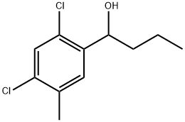 2,4-Dichloro-5-methyl-α-propylbenzenemethanol Structure