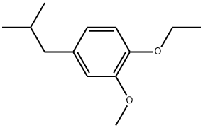 1-Ethoxy-2-methoxy-4-(2-methylpropyl)benzene Structure