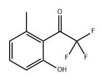 2,2,2-Trifluoro-1-(2-hydroxy-6-methylphenyl)ethanone Structure