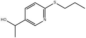 α-Methyl-6-(propylthio)-3-pyridinemethanol Structure