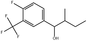 4-Fluoro-α-(1-methylpropyl)-3-(trifluoromethyl)benzenemethanol Structure