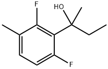 2-(2,6-difluoro-3-methylphenyl)butan-2-ol Structure