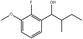 2-Fluoro-3-methoxy-α-(1-methylpropyl)benzenemethanol Structure