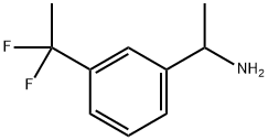 1-(3-(1,1-Difluoroethyl)phenyl)ethan-1-amine 구조식 이미지