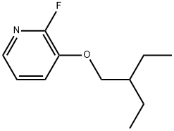 3-(2-Ethylbutoxy)-2-fluoropyridine Structure