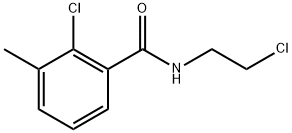 2-Chloro-N-(2-chloroethyl)-3-methylbenzamide 구조식 이미지