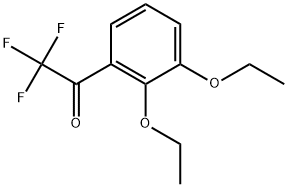 1-(2,3-Diethoxyphenyl)-2,2,2-trifluoroethanone Structure