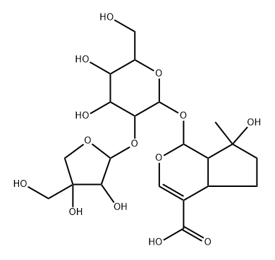 inerminoside A1 구조식 이미지