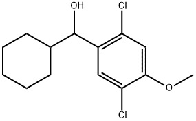 2,5-Dichloro-α-cyclohexyl-4-methoxybenzenemethanol Structure