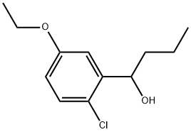 2-Chloro-5-ethoxy-α-propylbenzenemethanol Structure