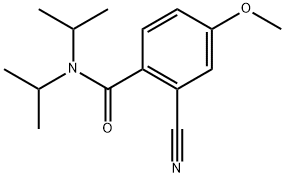 2-Cyano-4-methoxy-N,N-bis(1-methylethyl)benzamide 구조식 이미지