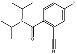 2-Cyano-4-fluoro-N,N-bis(1-methylethyl)benzamide Structure