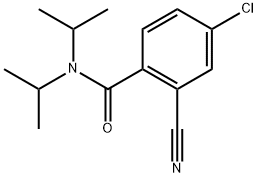 4-Chloro-2-cyano-N,N-bis(1-methylethyl)benzamide Structure