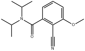 2-Cyano-3-methoxy-N,N-bis(1-methylethyl)benzamide Structure