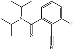 2-Cyano-3-fluoro-N,N-bis(1-methylethyl)benzamide Structure