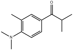 1-[4-(Dimethylamino)-3-methylphenyl]-2-methyl-1-propanone Structure