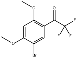 1-(5-Bromo-2,4-dimethoxyphenyl)-2,2,2-trifluoroethanone Structure