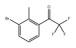 1-(3-Bromo-2-methylphenyl)-2,2,2-trifluoroethanone Structure