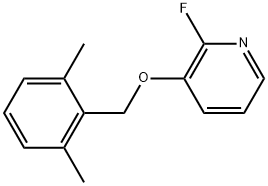 3-[(2,6-Dimethylphenyl)methoxy]-2-fluoropyridine Structure