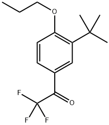 1-(3-(Tert-butyl)-4-propoxyphenyl)-2,2,2-trifluoroethanone Structure