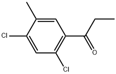 1-(2,4-Dichloro-5-methylphenyl)-1-propanone Structure