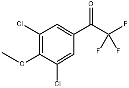 1-(3,5-Dichloro-4-methoxyphenyl)-2,2,2-trifluoroethanone Structure