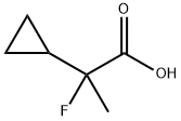 2-Cyclopropyl-2-fluoro-propionic acid Structure