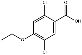 2,5-Dichloro-4-ethoxybenzoic acid Structure