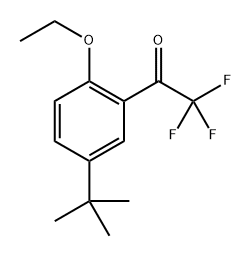1-(5-(Tert-butyl)-2-ethoxyphenyl)-2,2,2-trifluoroethanone Structure