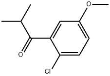 1-(2-Chloro-5-methoxyphenyl)-2-methyl-1-propanone Structure