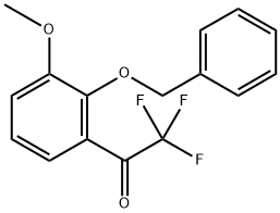 1-(2-(Benzyloxy)-3-methoxyphenyl)-2,2,2-trifluoroethanone Structure