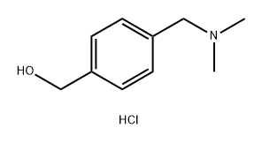 Benzenemethanol, 4-[(dimethylamino)methyl]-, hydrochloride (1:1) Structure