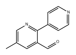 5-Methyl-[2,4'-bipyridine]-3-carbaldehyde Structure