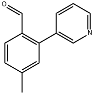 4-Methyl-2-(pyridin-3-yl)benzaldehyde Structure