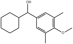 α-Cyclohexyl-4-methoxy-3,5-dimethylbenzenemethanol Structure