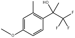 1,1,1-trifluoro-2-(4-methoxy-2-methylphenyl)propan-2-ol Structure