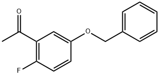 1-(5-(Benzyloxy)-2-fluorophenyl)ethanone Structure