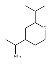 1-(2-Isopropyltetrahydro-2h-pyran-4-yl)ethan-1-amine Structure