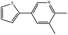 2,3-Dimethyl-5-(2-thienyl)pyridine Structure