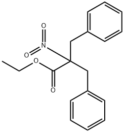 Ethyl 2-benzyl-2-nitro-3-phenylpropanoate Structure