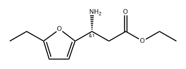 ethyl (R)-3-amino-3-(5-ethylfuran-2-yl)propanoate Structure