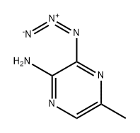 2-Pyrazinamine, 3-azido-5-methyl- Structure