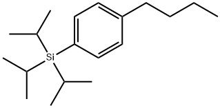 1-Butyl-4-[tris(1-methylethyl)silyl]benzene Structure