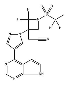 Baricitinib-D4Q: What is 
Baricitinib-D4 Q: What is the CAS Number of 
Baricitinib-D4 Structure