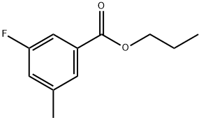 Propyl 3-fluoro-5-methylbenzoate Structure