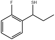 Benzenemethanethiol, α-ethyl-2-fluoro- Structure