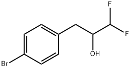 3-(4-bromophenyl)-1,1-difluoropropan-2-ol Structure